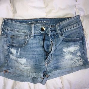 Women Juniors American Eagle Jean Shorts
